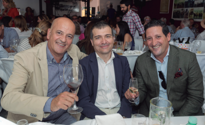 Javier Asensio, Adolfo Silva and Miguel Cascajo. Cheers gentlemen!