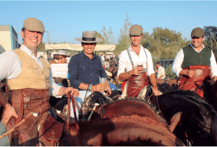 De izquierda a derecha: Miguel Ángel Ramírez, Ignacio Blanco, José González y Yeray Horcas